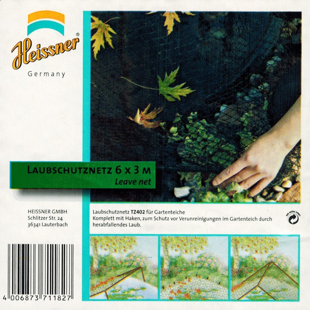 Laubschutz Netz Teich